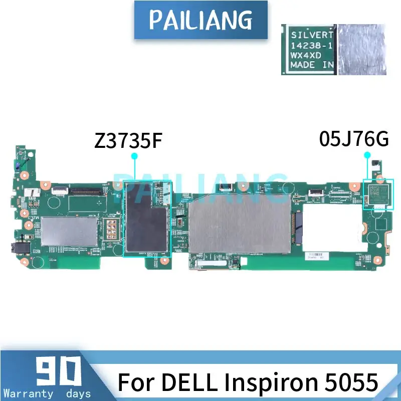 

For DELL Inspiron 5055 Z3735F Laptop Motherboard 14238-1 05J76G SR1UB Notebook Mainboard