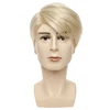Short Blonde Wigs Men Synthetic Wig Male Straight Side Parting High Temperature Fiber ► Photo 2/6