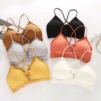 

Women's Push up Bra Beauty Back Bralette Underwear Triangle Cup Lingerie Sexy Seamless Lace Wire Free Padded plus Size Brassiere