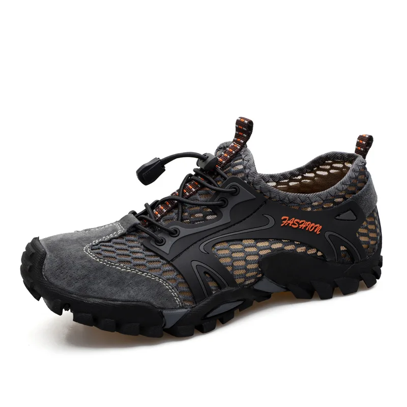 

Summer Men New Style Outdoor Wading Hiking Shoes MEN'S SHOES Punched Sheet Cloth Shoes Sports Casual Hiking Shoes
