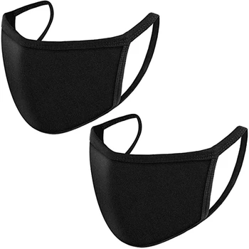 

10 Packs Anti Dust Mouth Mask Unisex Black 3 Layers Reusable Black Face Mask Washable Reusable Mask for Cycling Camping Travel