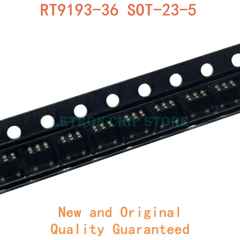 20 шт RT9193-36 СОТ-23-5 RT9193-36GB RT9193-36PB SOT23-5 транзистор поверхностного монтажа Новый и