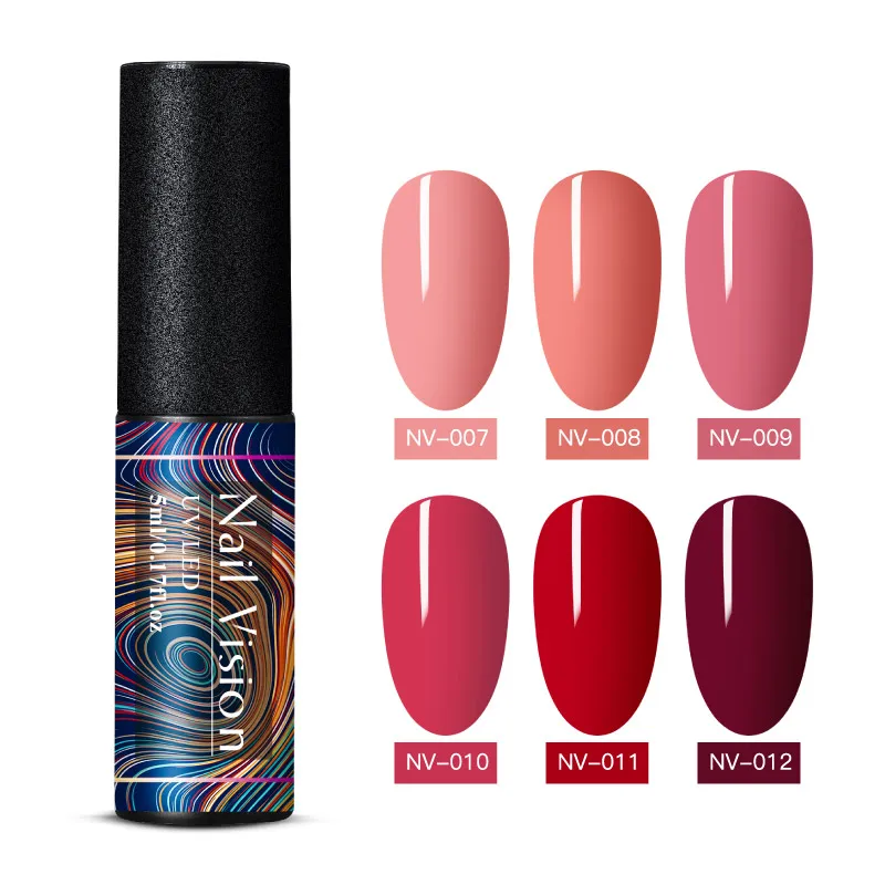 ZH08814 Nail Vision 5 мл Цветной Гель-лак набор для ногтей Гибридный Гель-лак Полупостоянный впитывающий УФ Гель-лак для ногтей DIY Дизайн ногтей Гель-лак - Цвет: ZH08814