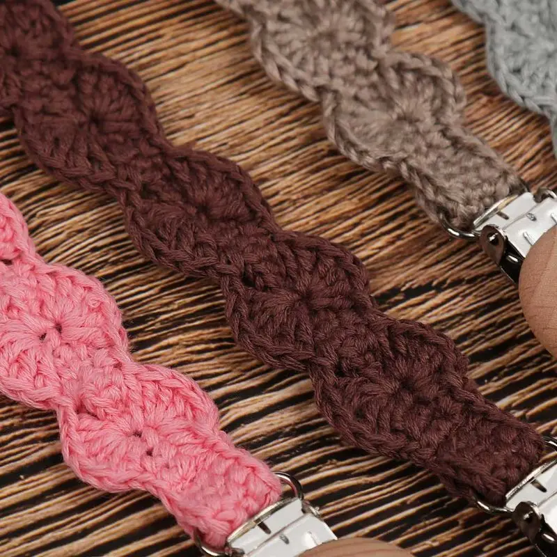 Handmade Pacifier Clips Chain Dummy Clip Pacifier Holder Clasps Nipple Soother Chain For Infant Baby Feeding