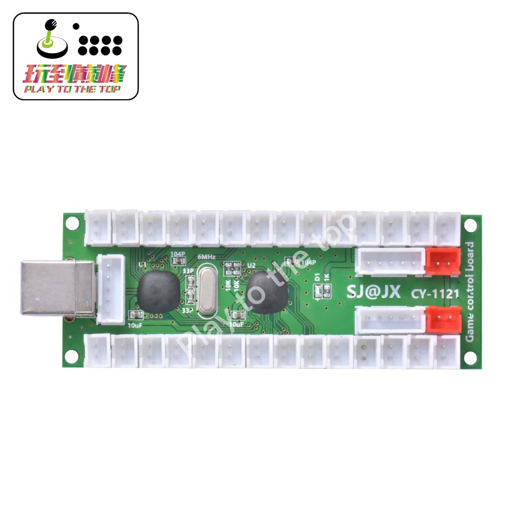 Два игрока Нулевая задержка игровой DIY наборы USB энкодер доска+ 2 джойстика контроллер+ кнопки для MAME PC AC824