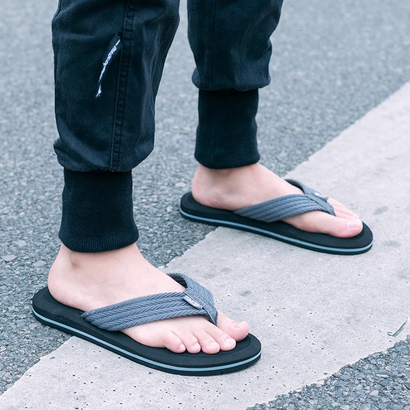 Summer Men Flip Flops High Quality Comfortable Beach Sandals Shoes For Men  Male Slippers Plus Size 47 Casual Shoes Free Shipping - Men's Slippers - 