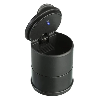 

Ashtray With Lid And Led Light For Cup Holder