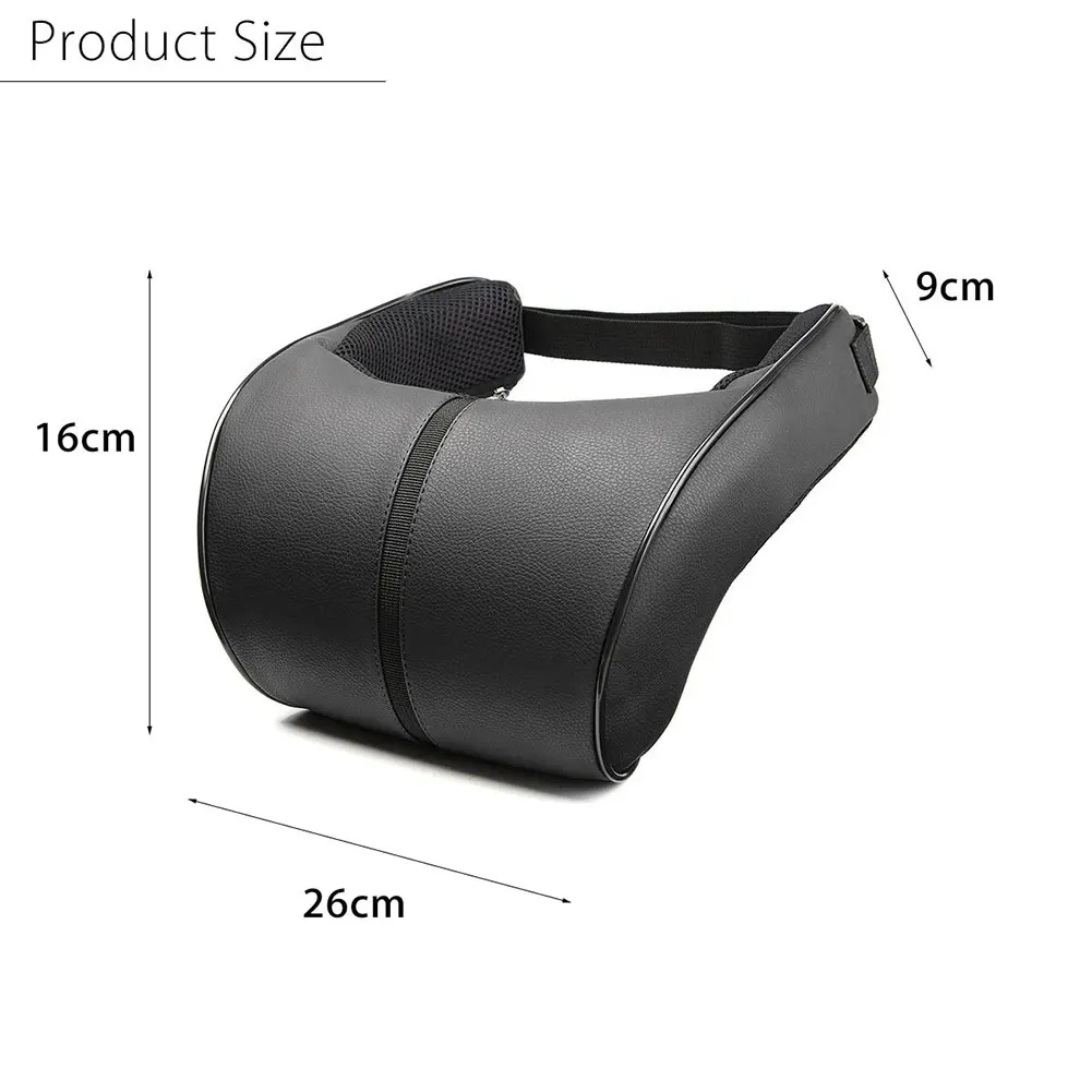 Vehemo искусственная кожа эластичная плотная Автомобильная подушка для головы Авто Защитная защита шеи автомобильные аксессуары