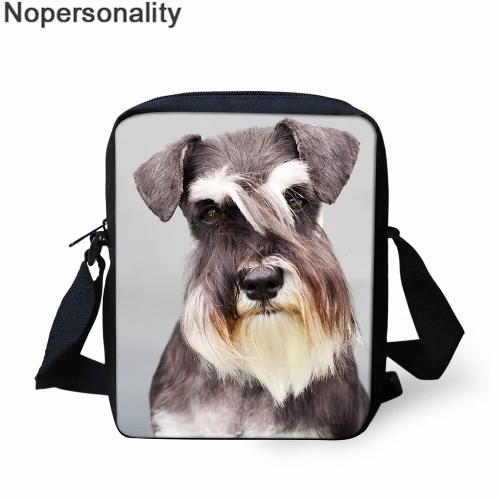 Nopersonality милый Schnauzer рюкзак для детей девочек школьные рюкзаки для мальчиков повседневная школьная Студенческая сумка пакет женский рюкзак Mochila - Цвет: Z3282E