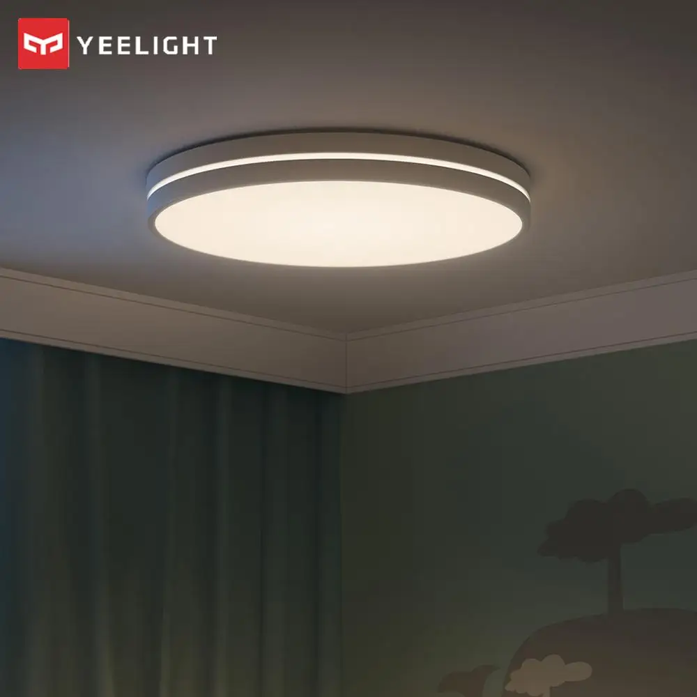 Новейший умный светодиодный потолочный светильник Xiaomi Yeelight для гостиной, Bluetooth, светодиодный потолочный светильник с подвеской, приложение Mijia, пульт дистанционного управления