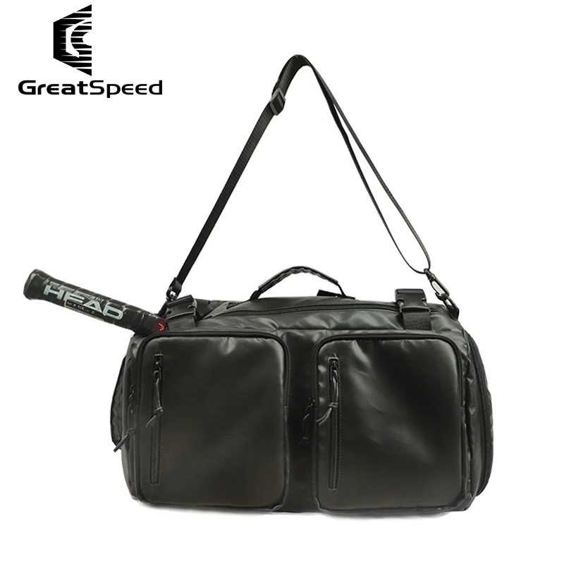 Multifunction 3 Uses GreatSpeed Tennis Bag 800DPVB Waterproof Tennis Squash Racket Backpack Shoulder Bags Shoes Clothing Handbag 3