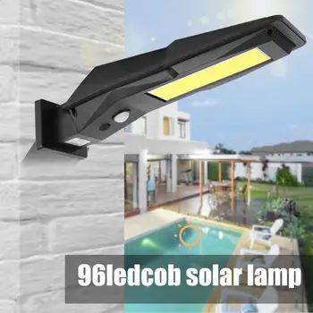 

COB 96LED Solar Light Motion Sensor Outdoor Garden Lamp Decoration Fence Stair Pathway Yard Security Solar Lamp Yard Street Lamp