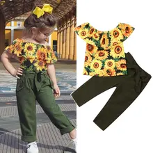 little girl sunflower outfit