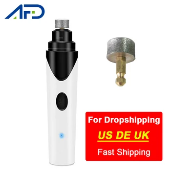 

USB Charging Dog Nail Grinder Rechargeable Pet Nail Clipper Quiet Electric Dog Cat Paws Nail Grooming Trimmer Tools Dropshipping