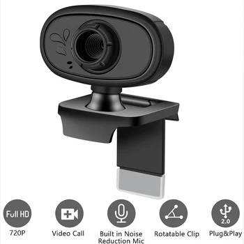 

Computer Web Camera PC Laptop Desktop Clip-on Webcam with Microphone