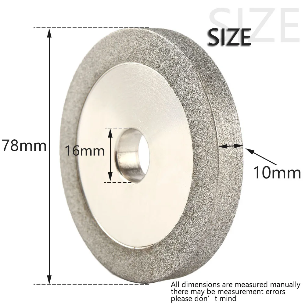 78 mm Diamant-Schleifscheibe, galvanisch, 45 Grad/paralleler Winkelschneider, Schleifscheibe zum Schleifen – Detail 11