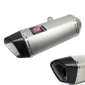 

New 60mm Motorcycle Exhaust For yoshimura Muffler Pipe Carbon Fiber Stainless Steel For Hondaa R1 R3 R6 G310 1250GS BMWW