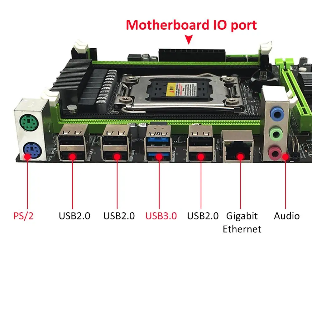 Для IntelX79H H91 B85 H81 LGA 2011 материнская плата mикро ATX 4 DDR3 1333 1600 1866 ECC REG rec USB 3,0 SATA 3,0 Ксеон X79 LGA2011 RX