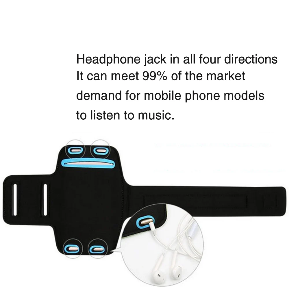 Спортивная сумка для улицы держатель телефона чехол с повязкой на руку 1 шт.