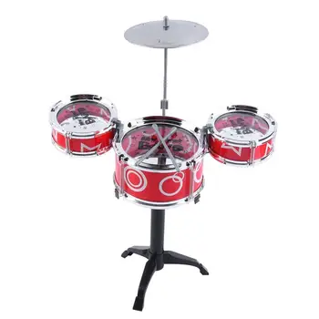 

Children Kids Educational Toy Rock Drums Simulation Musical Instruments QT