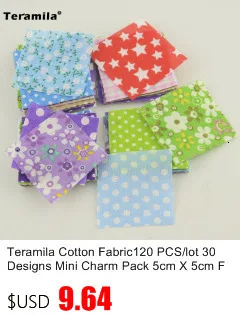 Teramila хлопок ткани метров 50x160 см животных мультфильм дизайн Telas DIY Лоскутная Ткань Ремесло Tissus Qulits Швейные простыни