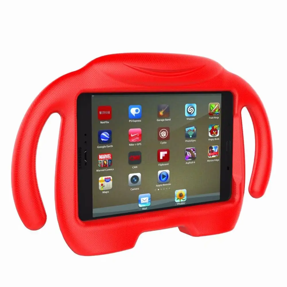 Детское безопасное пенное покрытие EVA для Samsung Galaxy Tab A 8,0 SM T350 T355 P350 P355 " чехол для планшета силиконовый чехол+ ручка