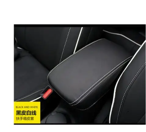Автомобильный подлокотник коробка кобура искусственная кожа 4 цвета для Jeep Compass аксессуары автостайлинг - Цвет: 2