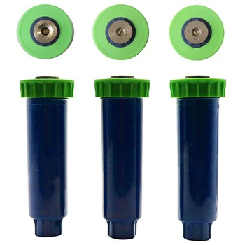 

Automatic Water Underground Retractable Lawn Sprinkler 360 Pop-Up Spray Head Garden Irrigation Tool Copper Nozzle 6Pcs