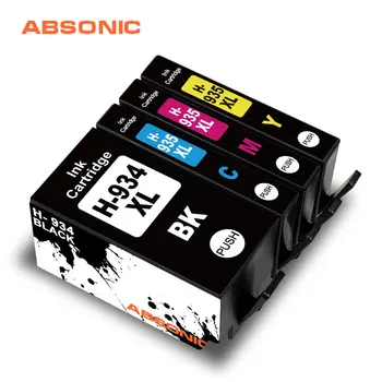 

Absonic 4PCS for HP 950XL 951XL Printer Ink Cartridge Use For HP950 950 951 Officejet Pro 8600 8610 8615 8620 8630 8625 8660