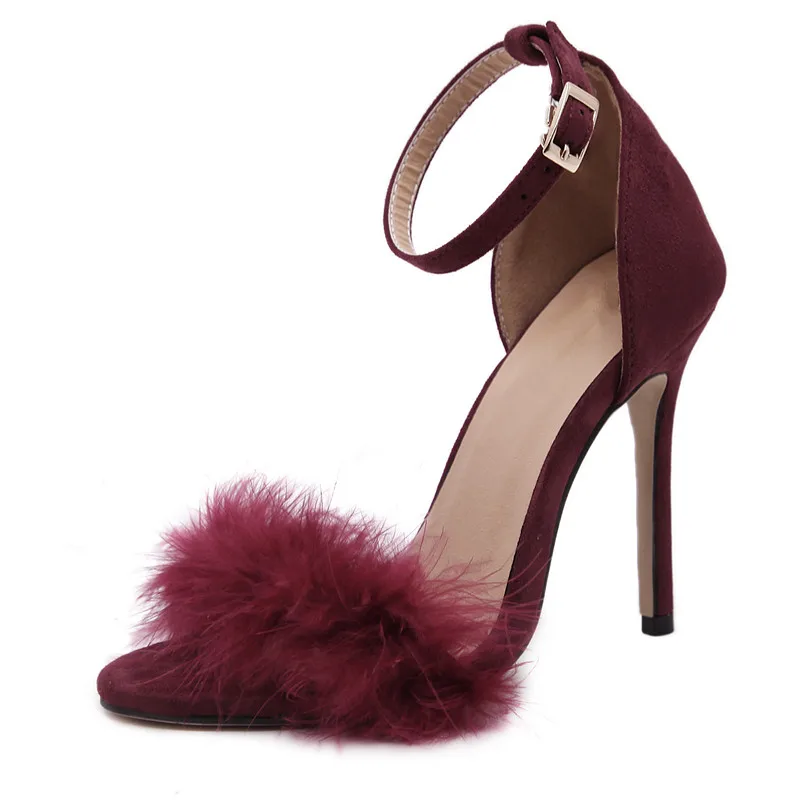 

2019 red color heels Pointed Toe high heels Nude color tip with 7cm fine with high heels Pumps Zapatos