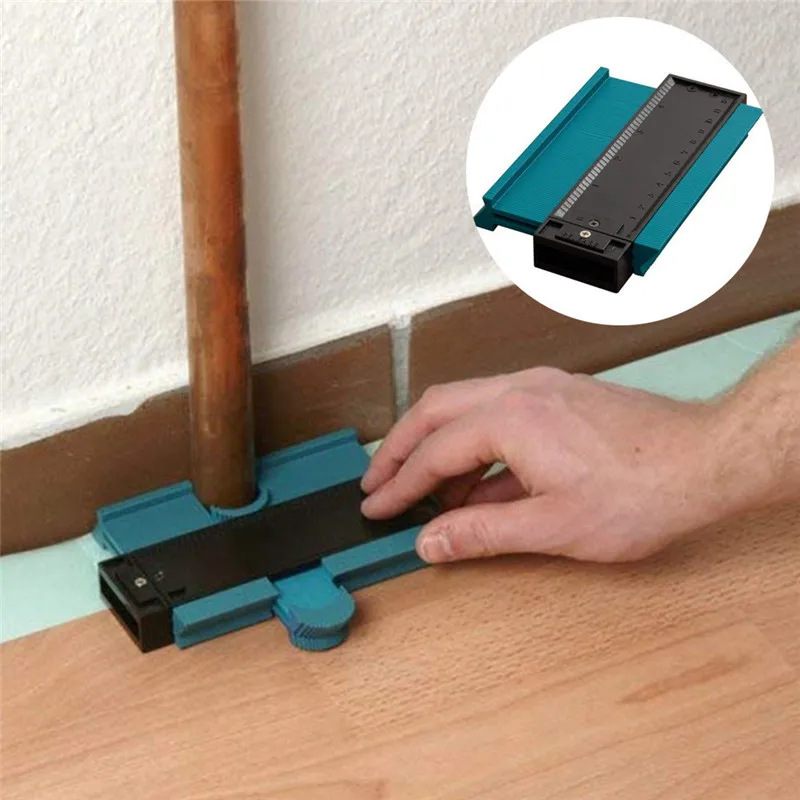 

5 inch Width Plastic Gauge Contour Profile Copy Gauge Duplicator Standard Wood Marking Tiling Laminate Tiles General Tools DA