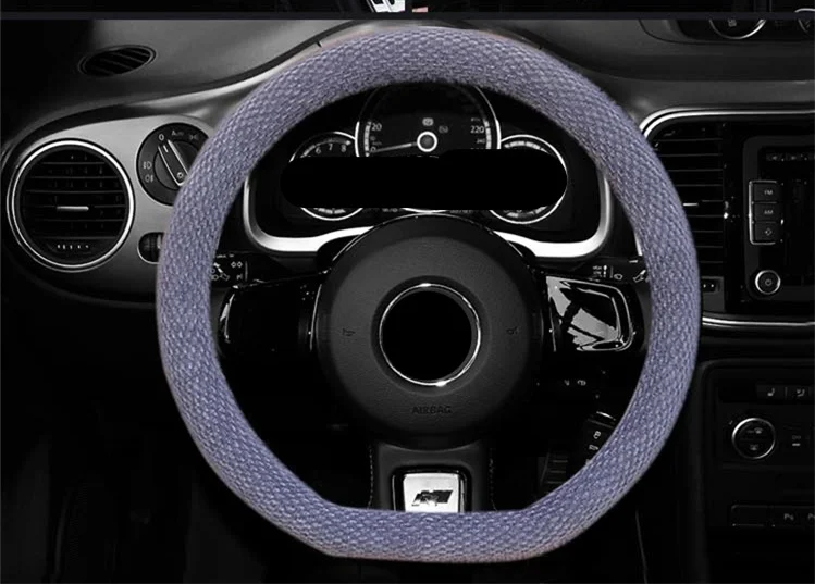 D Shape 3 Круг/D Форма теплый зимний руль черный авто чехол рулевого колеса автомобиля кожа 38 см крышка колеса аксессуары для интерьера - Color Name: D Shape 3