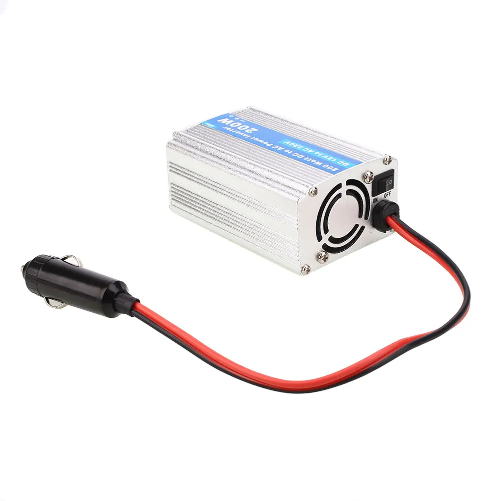 200w преобразователь напряжения автомобиля Питание адаптер конвертер 12v 220v компьютер DVD