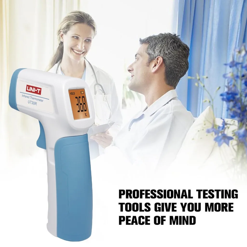 Digital LCD Temperature Meter Body Measurement Forehead Non-Contact Adult Body Fever Children Infrared Thermometer #E