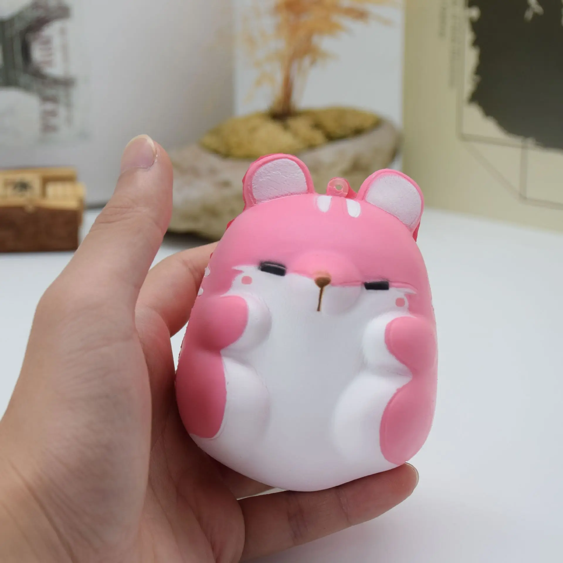 Стиль Горячая Pu мягкие игрушки мягкий милый маленький хомяк снижение давления игрушки от производителя прямые продажи