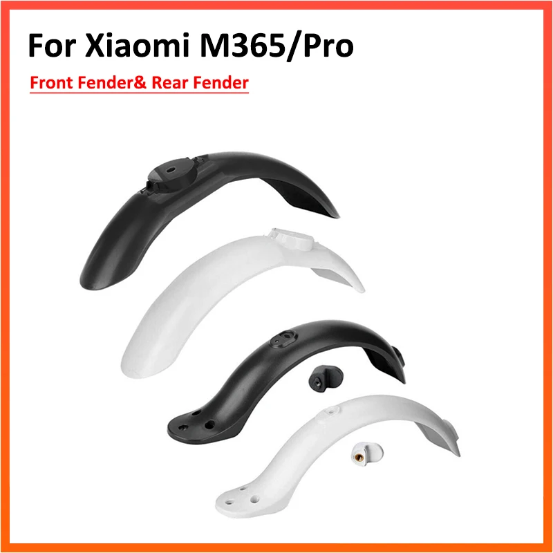 Weiß Front Rear Schutzblech Kotflügel Fender für Xiaomi MIJIA M365 Scooter Teile 