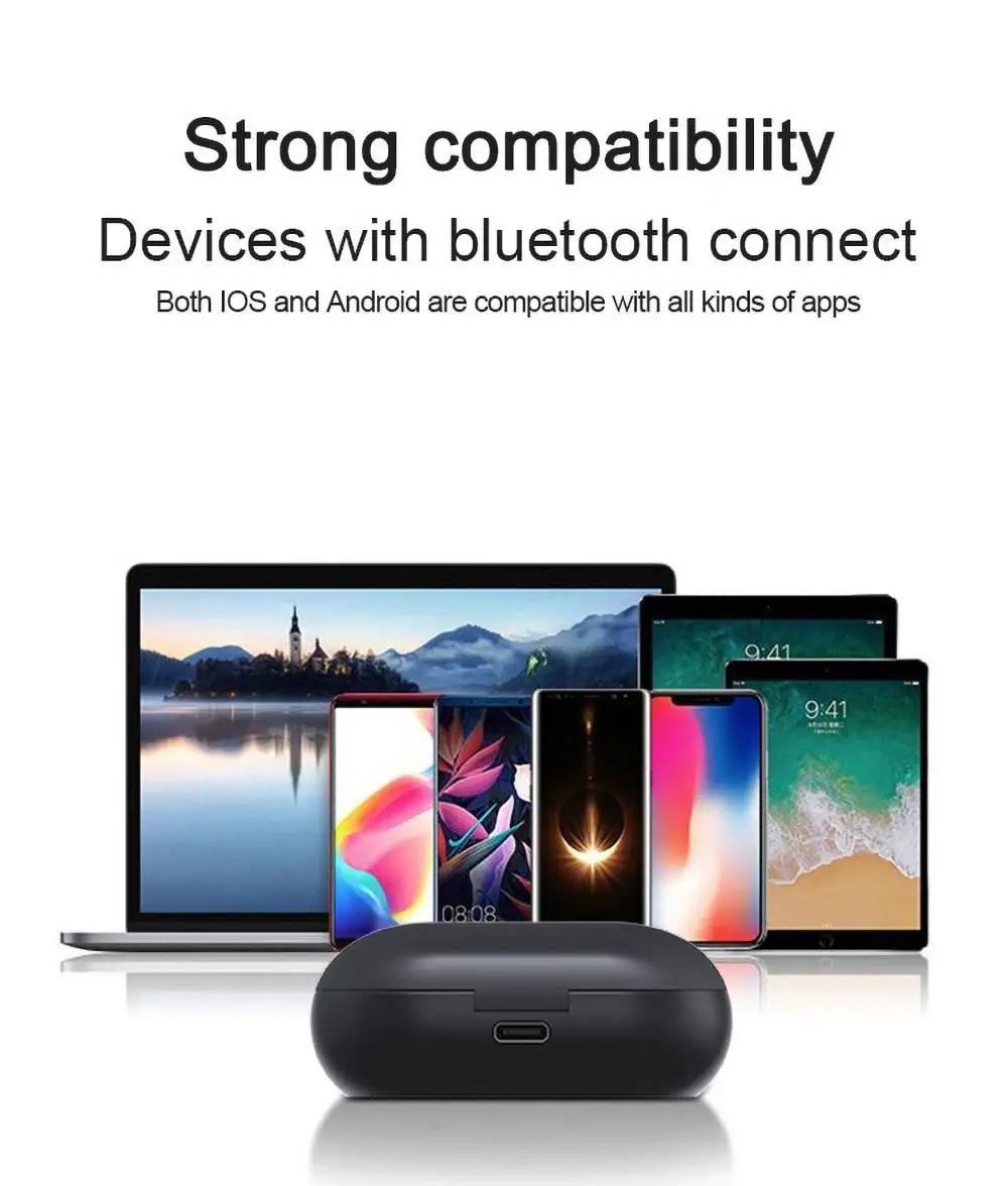 Makibes Wireless Bluetooth Headphones, Qualcomm aptX Stereo Sound Touch Control 26H Playtime Built-in Mic Sport in Ear Earphones_13
