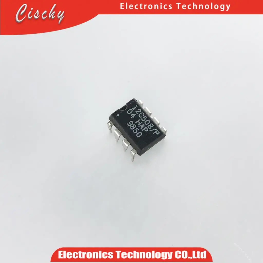 10PCS 12C508A 12C508A 04/P DIP8 PIC12C508A 04I/P PIC12C508A 04/P 12C508 ...