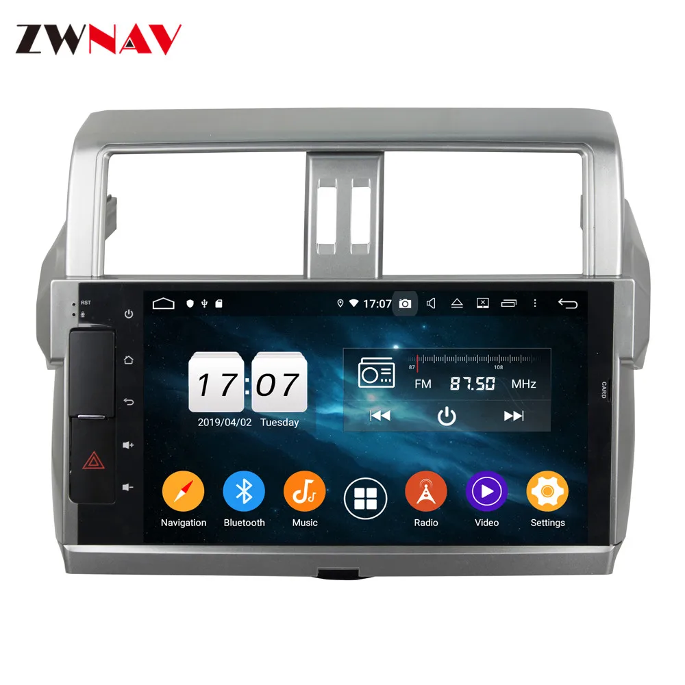 Android 9,0 PX5/PX6 автомобильный gps-навигация, dvd-плеер для Toyota Land Cruiser Prado- Авто Радио мультимедийный плеер головное устройство