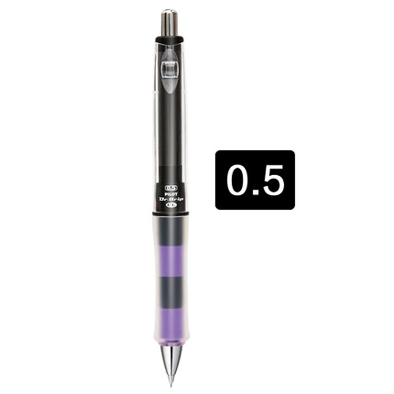 black-purple Пилот цвет автоматического карандаша HDGCL-50R 0,5 мм в Японии вытряхивает на ярких цветов для выполнения студентов - Цвет: black-purple