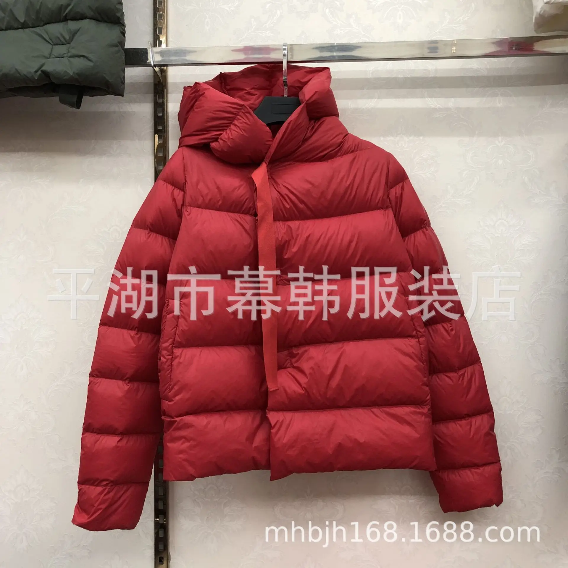 Стиль Jiangnan пуховик женский с капюшоном, короткое, длинное, облегающее, плотное, свободное, теплое пальто