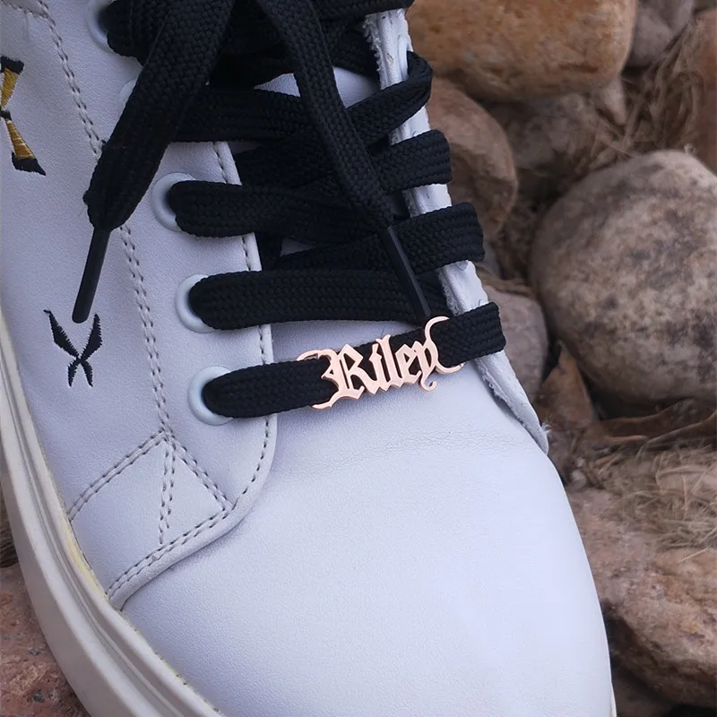 

Hip Hop Personalized Name Shoe-buckle For Baby Girl Stainless Steel Custom Nameplate Buckie Women Men Jewelry Special Gift