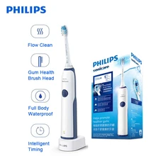 Philips Sonic HX3226 качественная электрическая зубная щетка перезаряжаемая зубная щетка для ухода за зубами Интеллектуальный таймер водонепроницаемый для взрослых