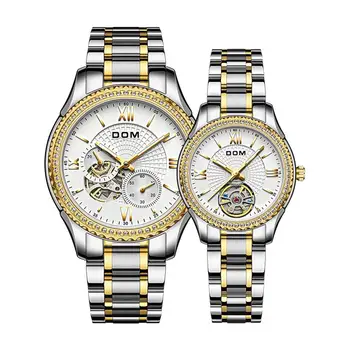

DOM Automatic mechanical watch women's watch luminous waterproof men's watch sport business stainless steel couple watch