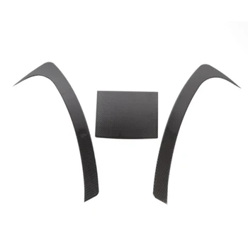 

For Jeep Wrangler JK Center Console Cover 2007-2010 Real Carbon Fiber Set New