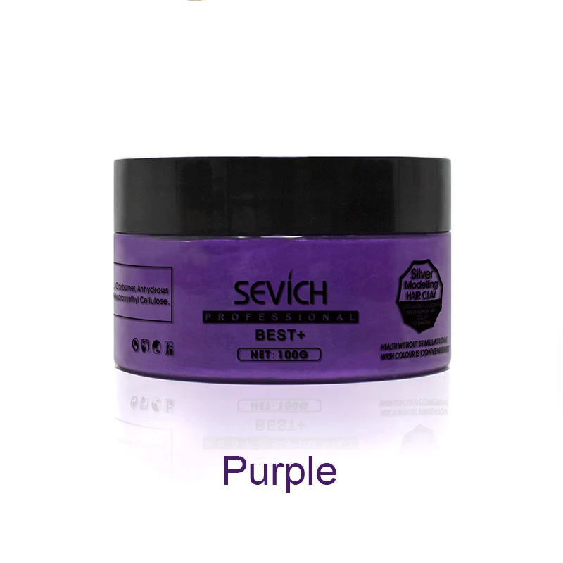 purple Sevich краска для волос краски для волос цветные карандаши для волос профессиональные краски для волос женский цвет волос временный пастельный воск цвет волос - Цвет: purple