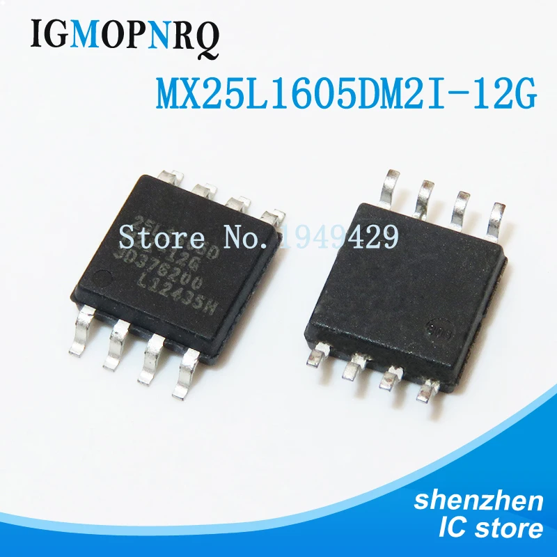 5pcs MX25L1605DM2I-12G 25L1605DM2I-12G 25L1605DM2I MX25L1605D MX25L1605 25L1605D SOP-8 New | Электронные компоненты и