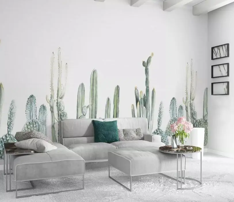 CJSIR Custom фото обои современные высокое качество ручная роспись растение цветок