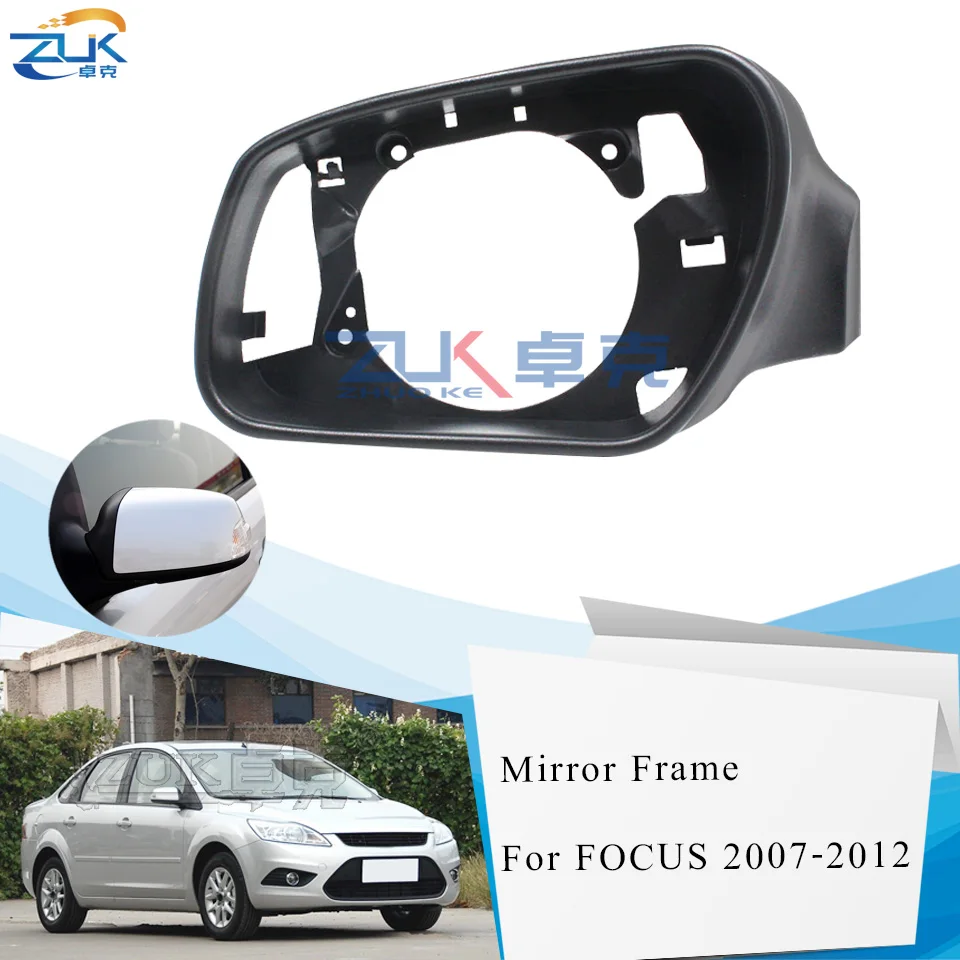

ZUK Outer Rearview Mirror Frame Rear View Wing Mirror Cover Bezel Panel For Focus MK3 2007 2008 2009 2010 2011 2012