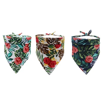 

Valentine's Day Pet Dog Bandanas Triangular Bibs Scarves for Small Medium Dog Washable Kerchief Scarf bow tie collar Accessories